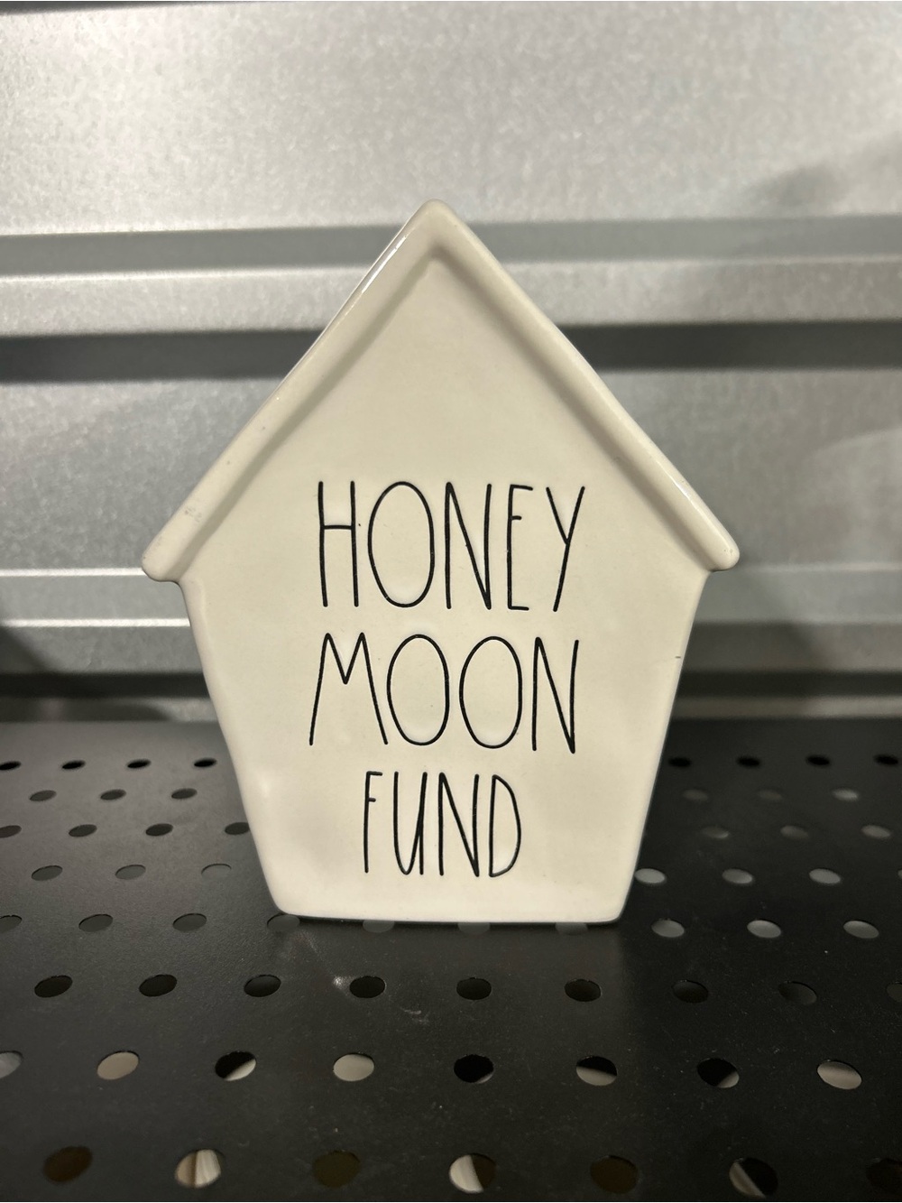 Rae Dunn Honeymoon Fund' House-Shaped Ceramic Bank